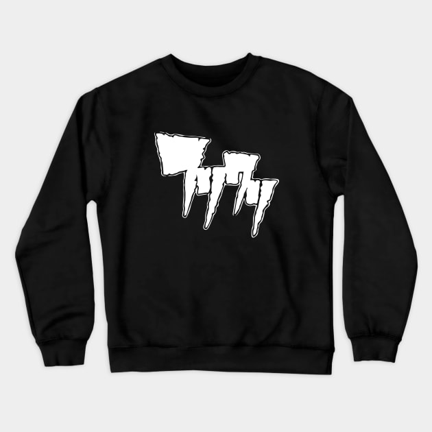 FLCL furi kuri Fooly Cooly japanese logo Crewneck Sweatshirt by hole